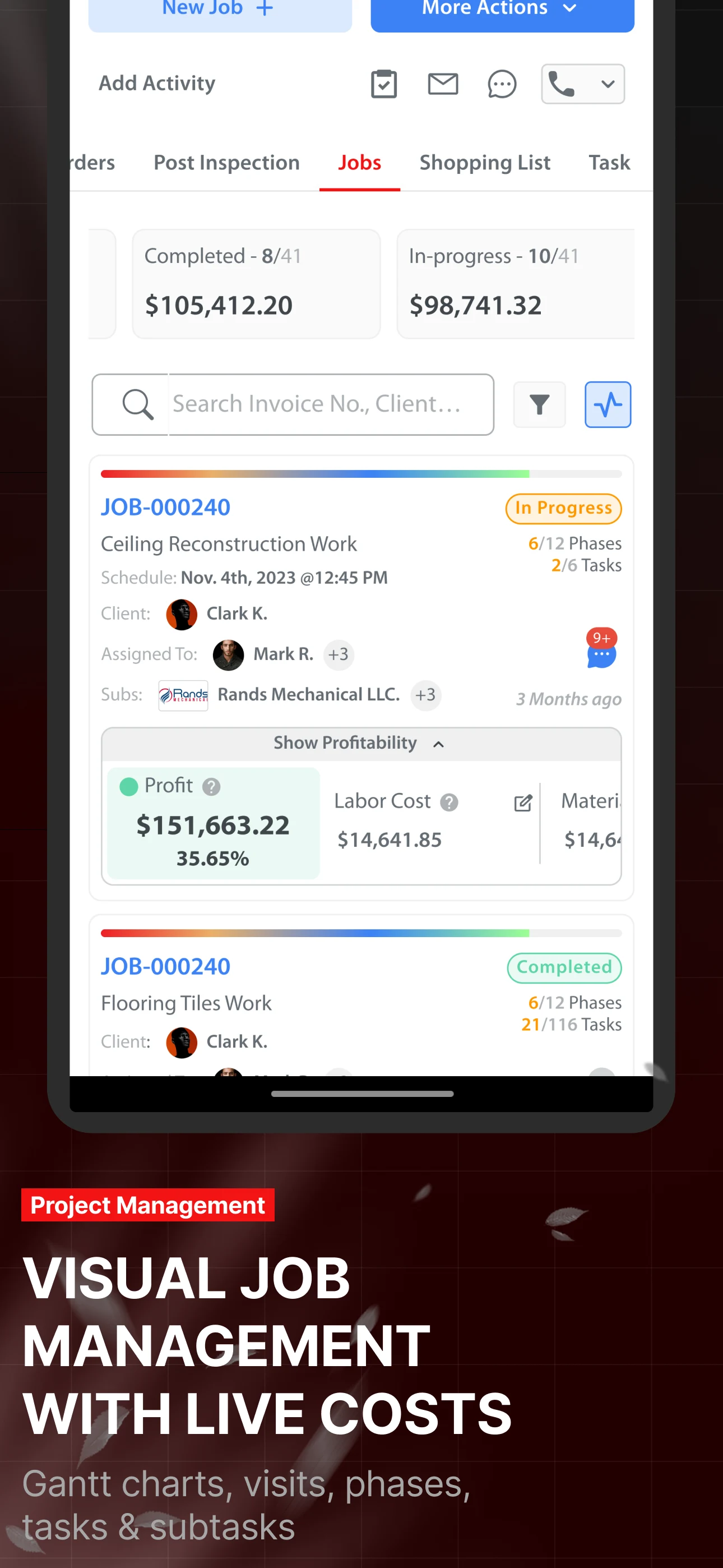 Contractor+ Invoice & Estimate screenshot